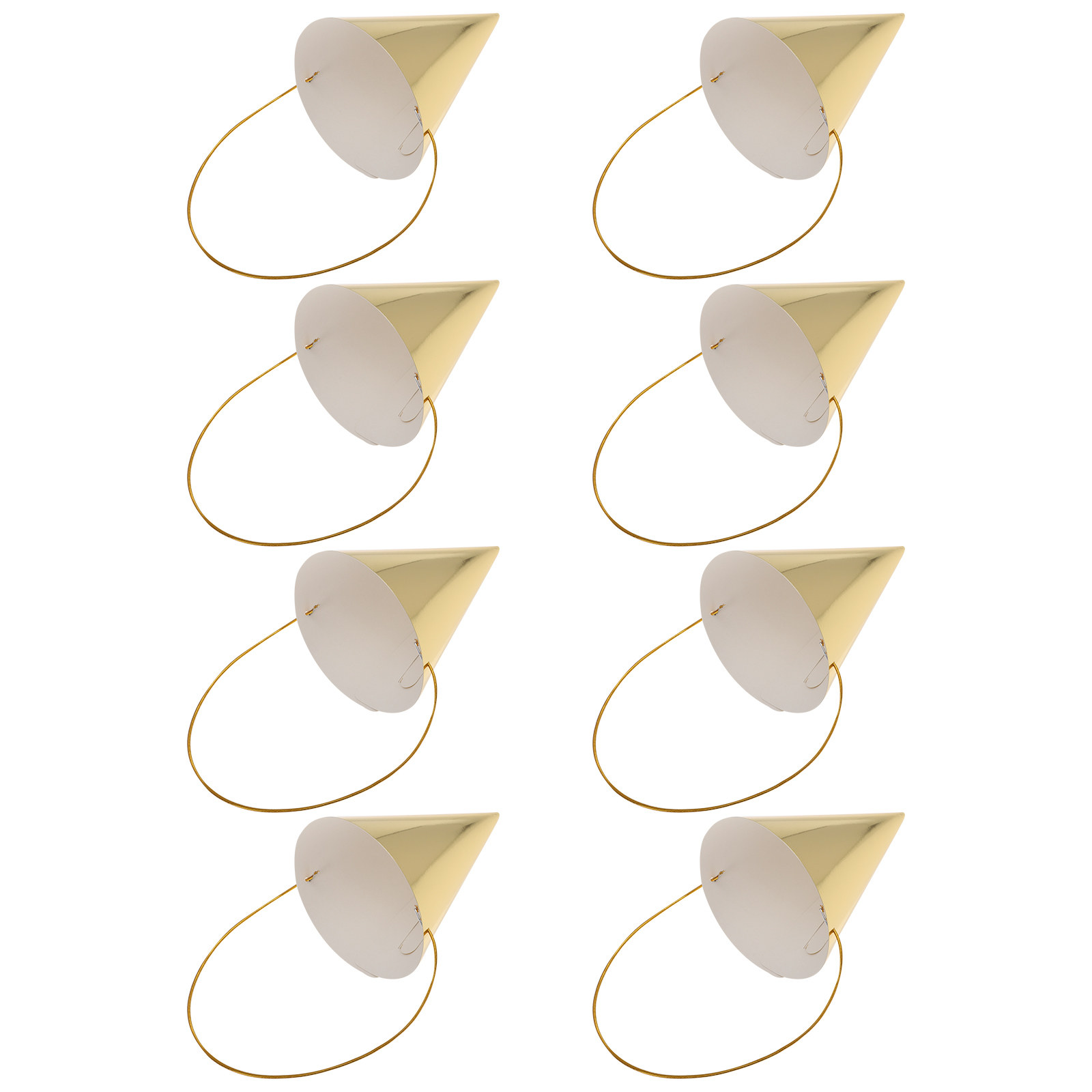 8Pcs Birthday Hats Gold Cone P – обзор и цена Party Hat Cone