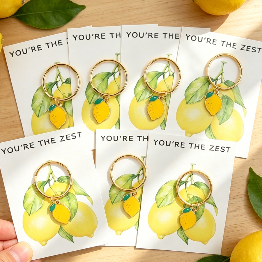 7 Chic Lemon Keychains, Includ – обзор и цена Event Party
