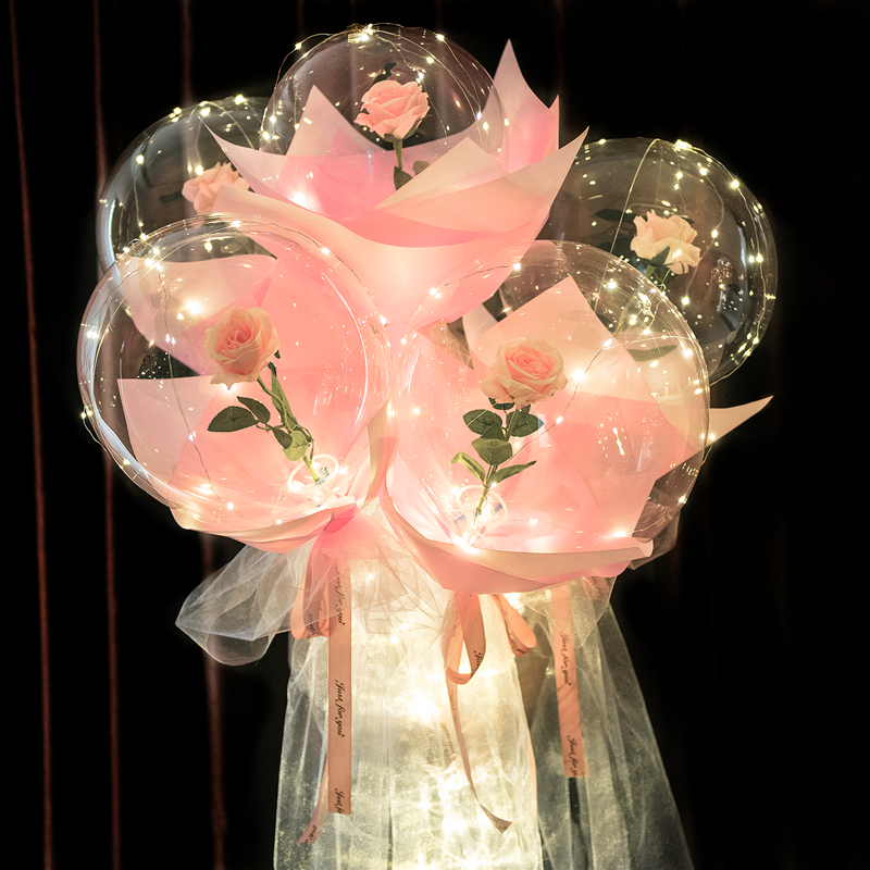 LED Luminous Balloon Rose Bouq – обзор и цена Led Balloon Light