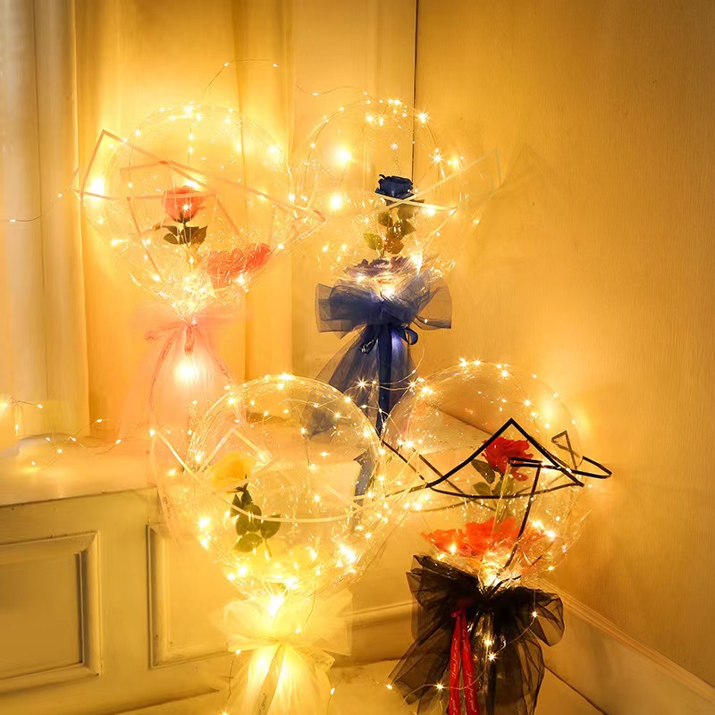 LED Luminous Balloon Rose Bouq – обзор и цена Led Balloon Light