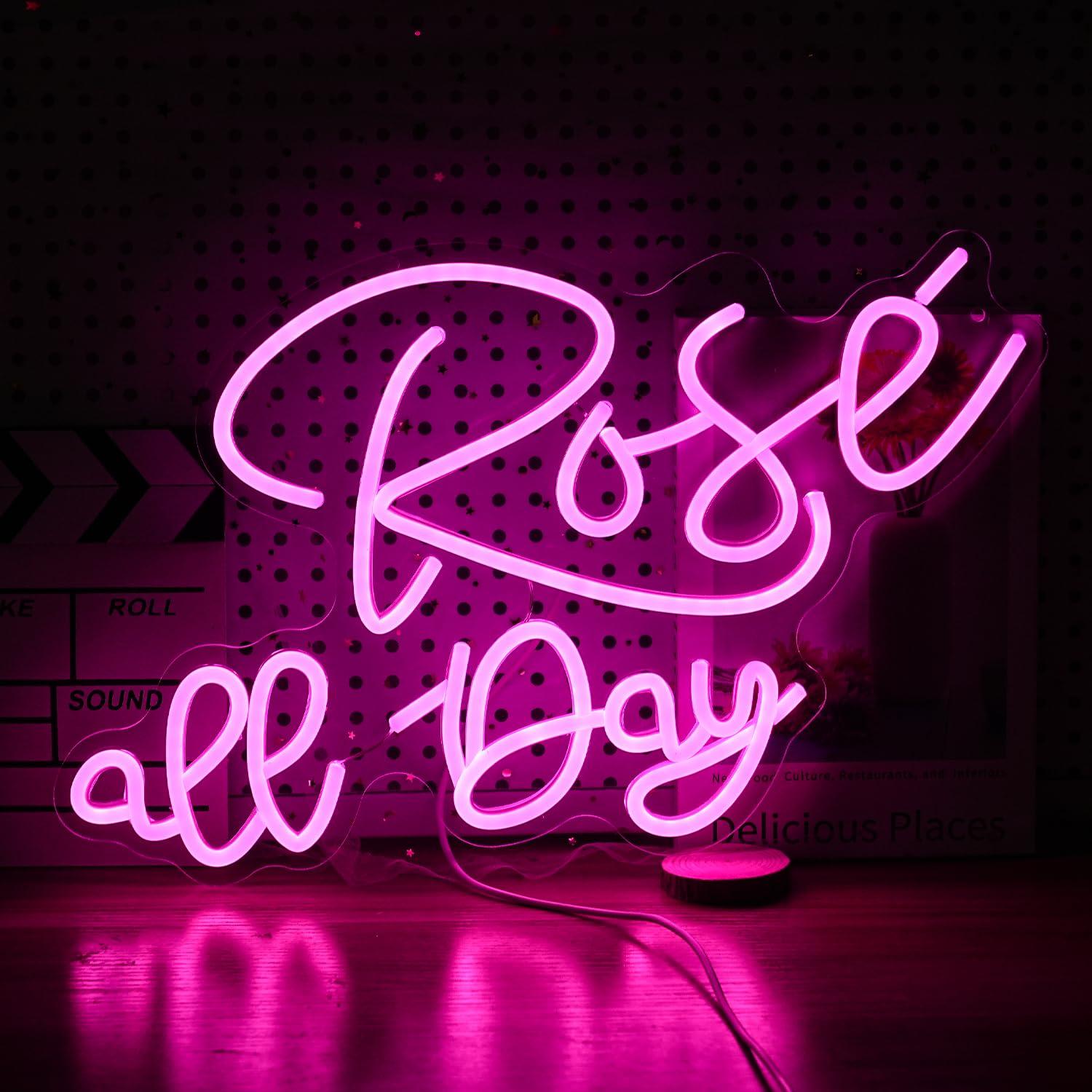 Rose All Day Neon Sign Dimmabl – обзор и цена Neon Sign Party