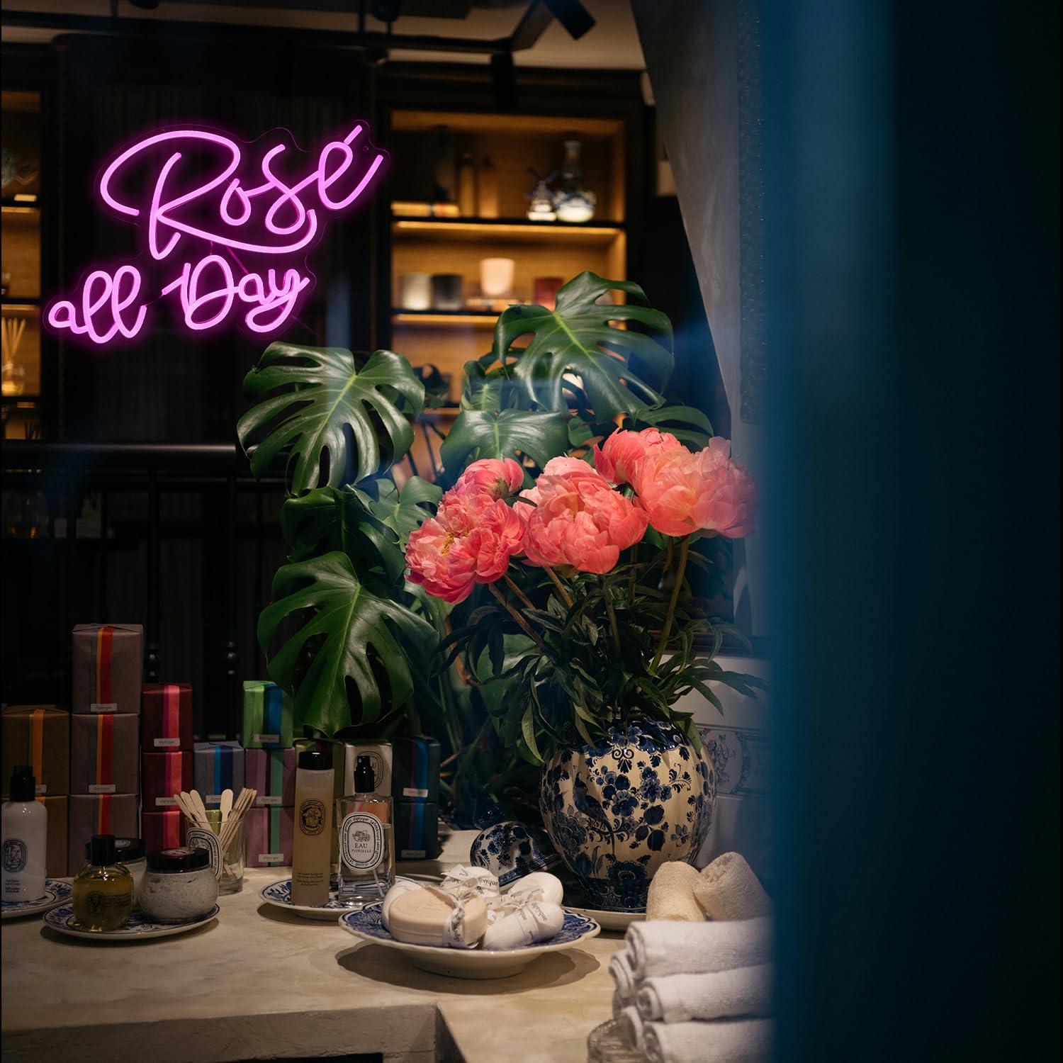 Rose All Day Neon Sign Dimmabl – обзор и цена Neon Sign Party