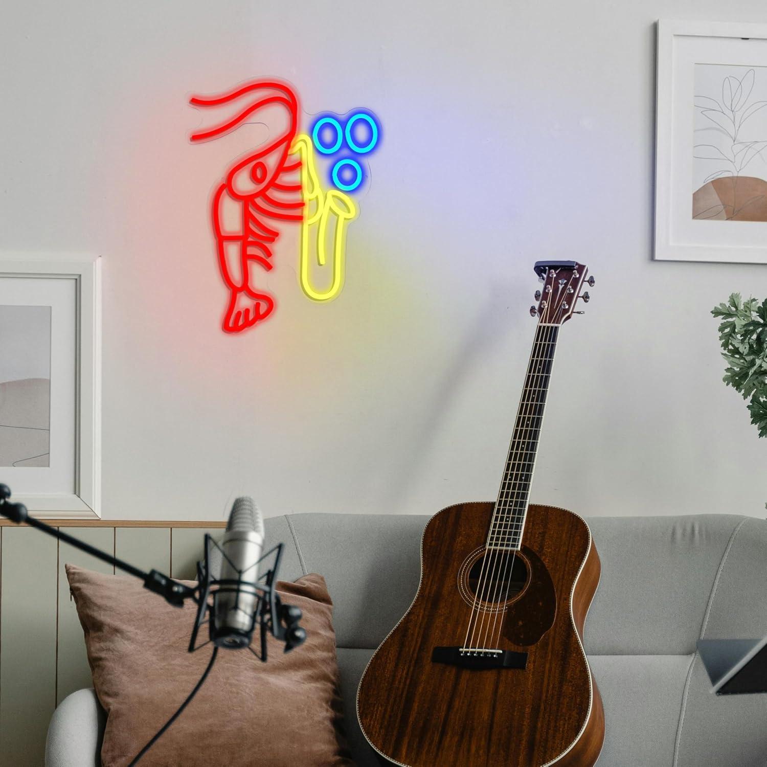 Lobster Saxophone Neon Sign Ja – обзор и цена Neon Sign Party
