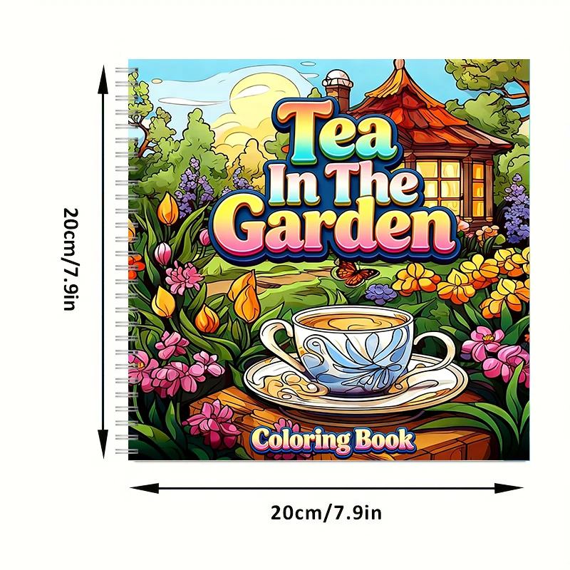 Tea In The Gardens Coloring Bo – обзор и цена Event Supplies